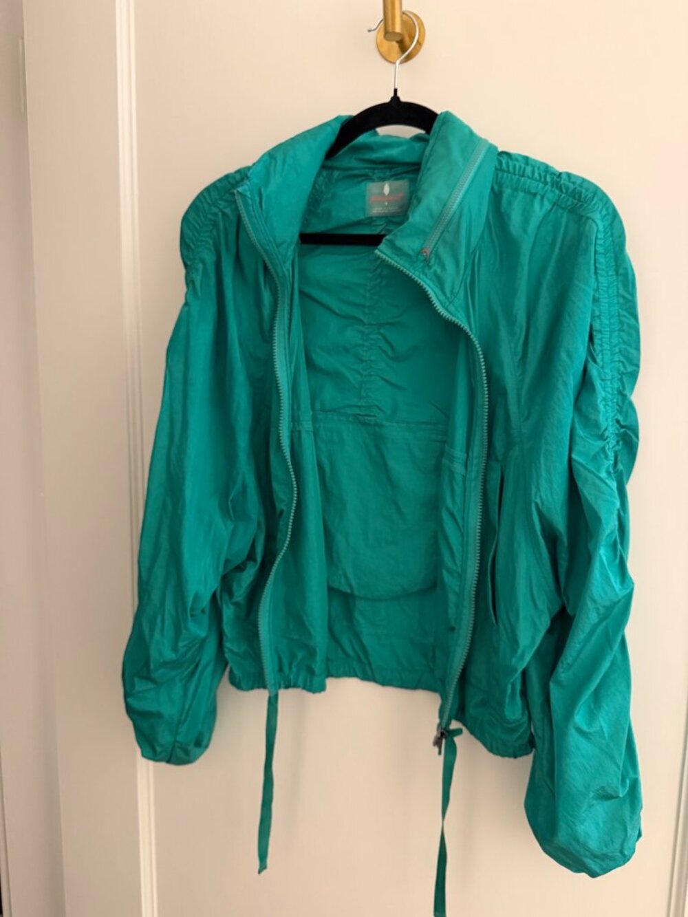 Free People Green Packable Jacket (S)